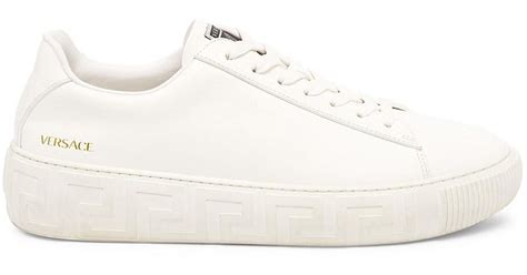 versace sneakers chiave greca|versace la greca low top.